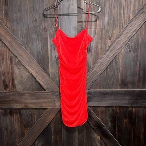 Elegant Red Women's Dress